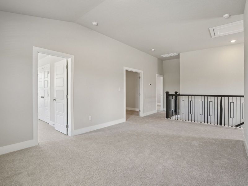 Loft in the San Jacinto floorplan at a Meritage Homes community. Loft in the San Jacinto floorplan at a Meritage Homes community.
