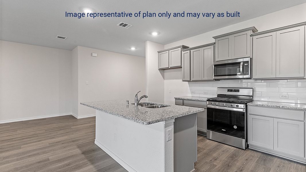 Representative furnished interior of a home built from the Holden by D.R. Horton in King's Landing, Corpus Christi (Image 9). Representative furnished interior of a home built from the Holden by D.R. Horton in King's Landing, Corpus Christi (Image 9).