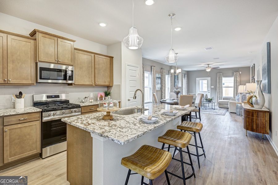Furnished interior view inside a new home in Trellis Park, Hampton (Image 9).