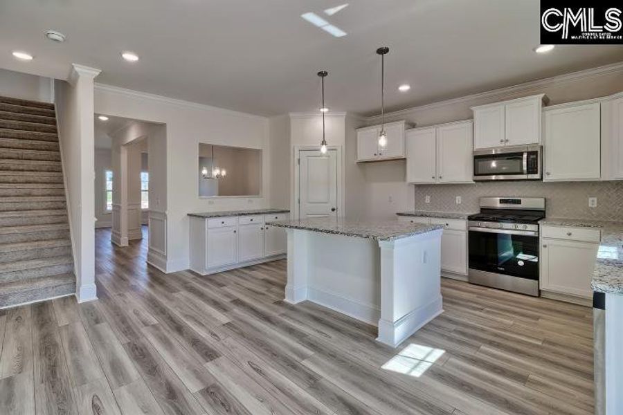 Furnished interior view inside a new home in Cottages at Roofs Pond, West Columbia (Image 8).