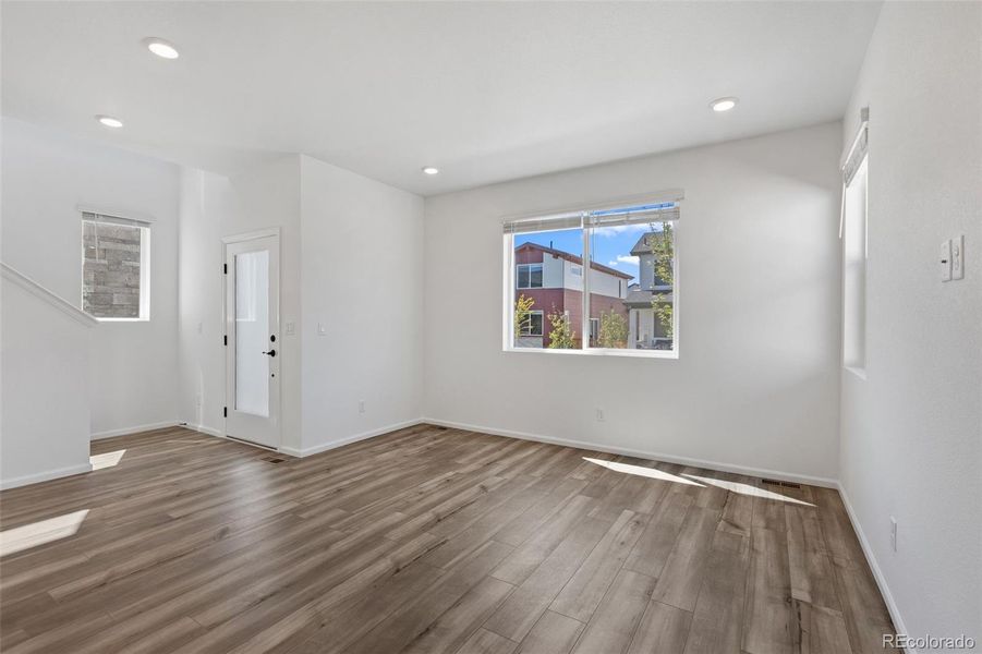 Spacious, unfurnished interior of a new home in Woodrose at Painted Prairie, Aurora (Image 23).