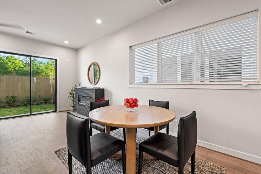 Furnished interior view inside a new home in Willowbend Point, Houston (Image 25).