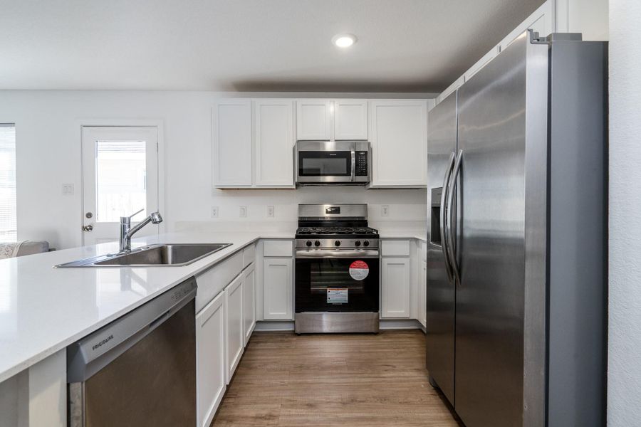 Furnished interior view inside a new home in Tavola: Cottage Collection, New Caney (Image 12). Furnished interior view inside a new home in Tavola: Cottage Collection, New Caney (Image 12).