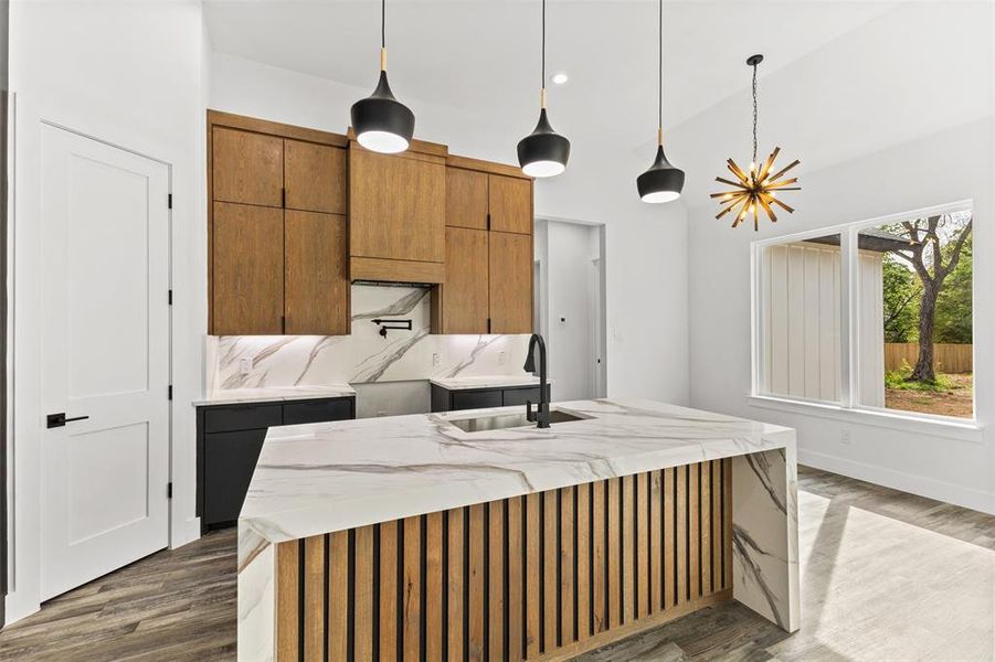 Furnished interior view inside a new home in , Dallas (Image 6).