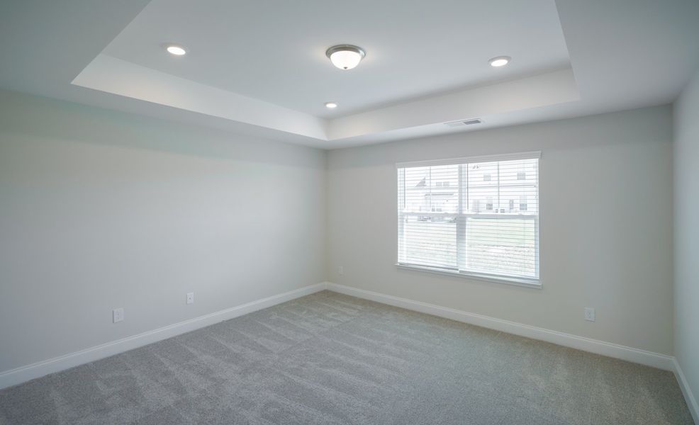 Representative unfurnished interior of a home built from the The McKee by Cothran Homes in Holly Ridge, Greenville (Image 36). Representative unfurnished interior of a home built from the The McKee by Cothran Homes in Holly Ridge, Greenville (Image 36).