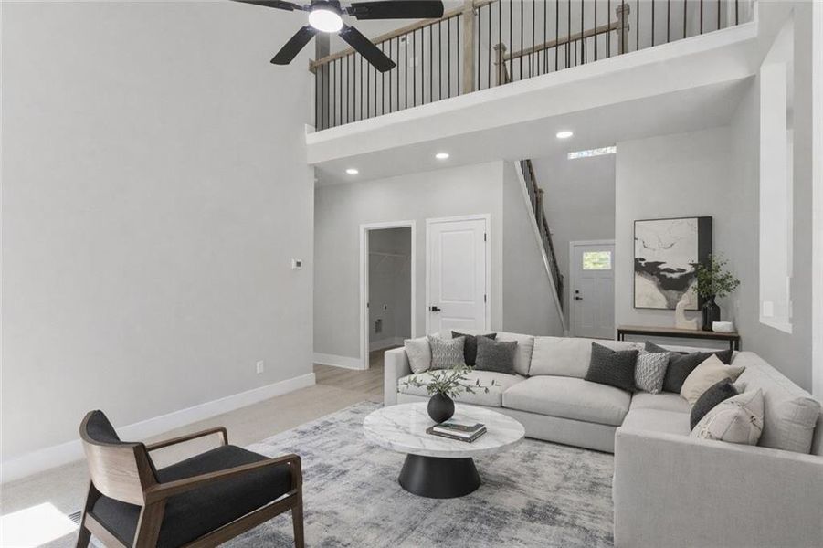 Furnished interior view inside a new home in , Conyers (Image 5).