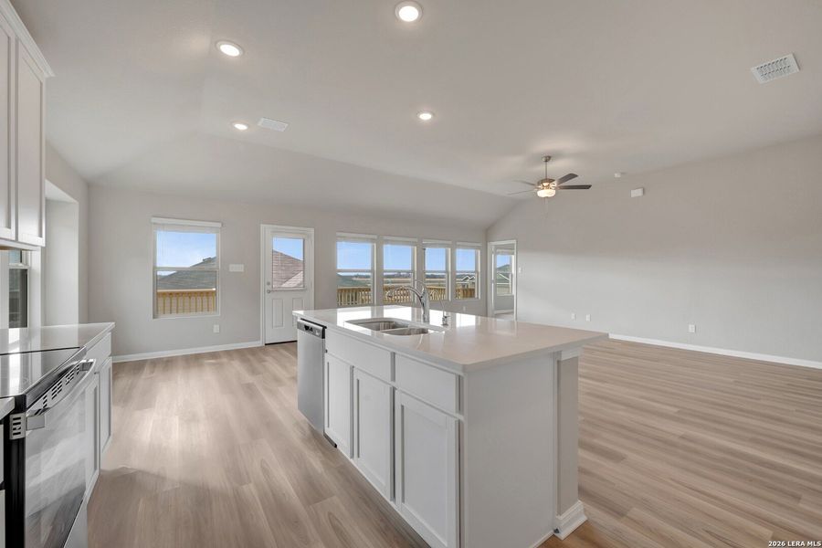 Furnished interior view inside a new home in Greenspoint Heights, Seguin (Image 9).
