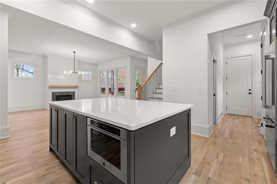 Furnished interior view inside a new home in , Atlanta (Image 6).