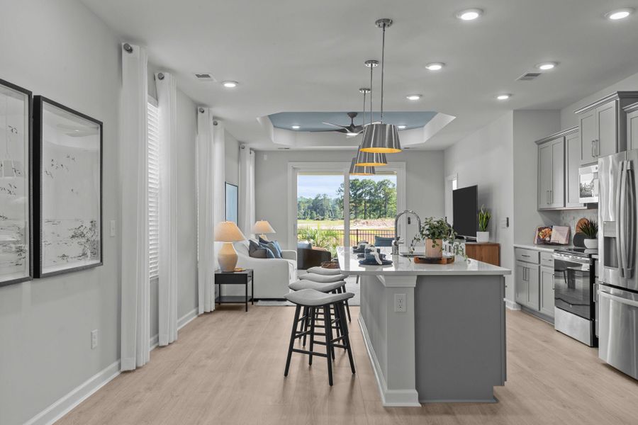 Representative furnished interior of a home built from the The Orchid by Chesapeake Homes in Coastal Club of the Carolinas, Calabash (Image 15).
