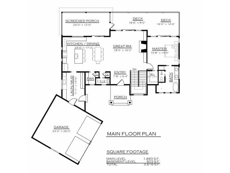 2D floor plan layout of this home in , Mill Spring, NC (Image 2). 2D floor plan layout of this home in , Mill Spring, NC (Image 2).
