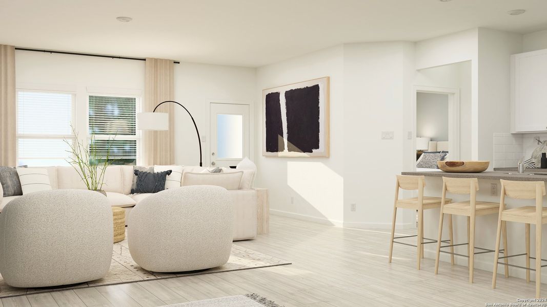 Furnished interior view inside a new home in , Corpus Christi (Image 19).