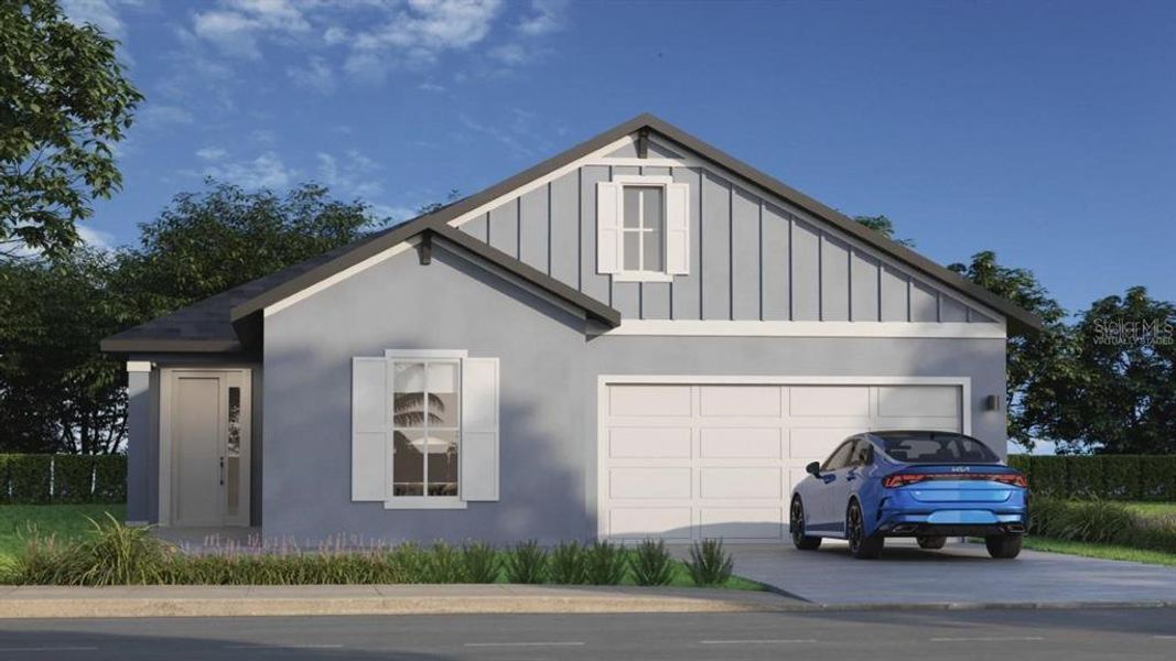 Front exterior of a new home in , Dunnellon, FL, highlighting curb appeal (Image 2). Front exterior of a new home in , Dunnellon, FL, highlighting curb appeal (Image 2).