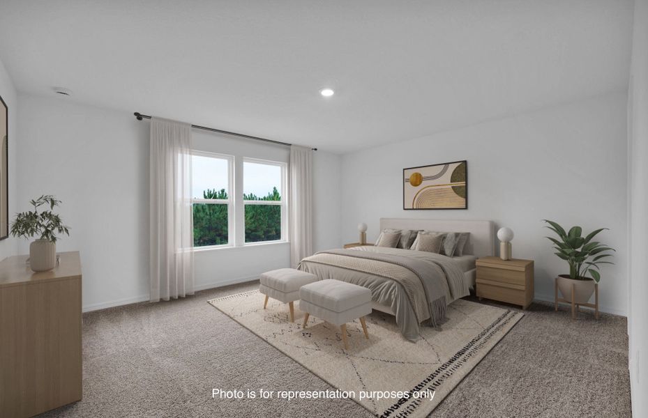 Furnished interior view inside a new home in Hyland Trail, Green Cove Springs (Image 9). Furnished interior view inside a new home in Hyland Trail, Green Cove Springs (Image 9).