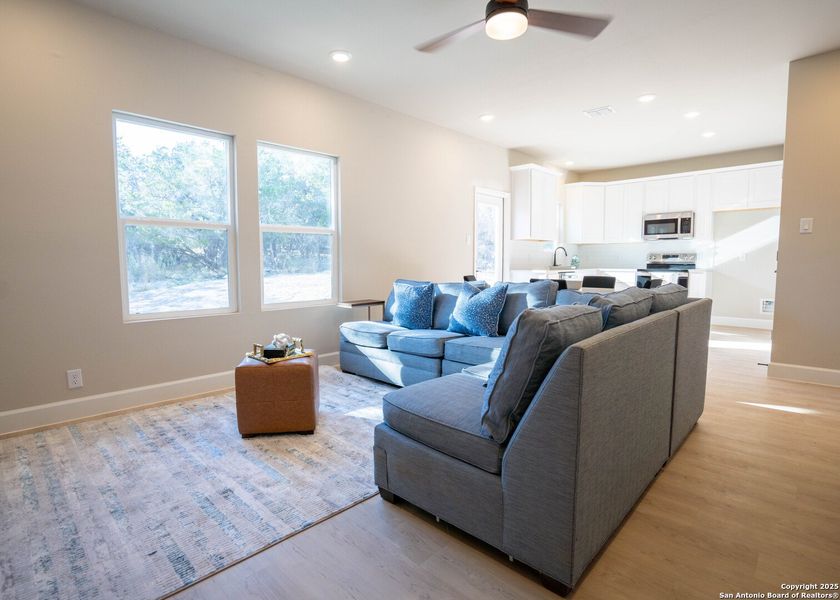 Furnished interior view inside a new home in , Canyon Lake (Image 15). Furnished interior view inside a new home in , Canyon Lake (Image 15).