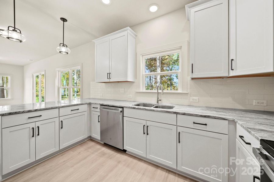 Furnished interior view inside a new home in , Monroe (Image 13).