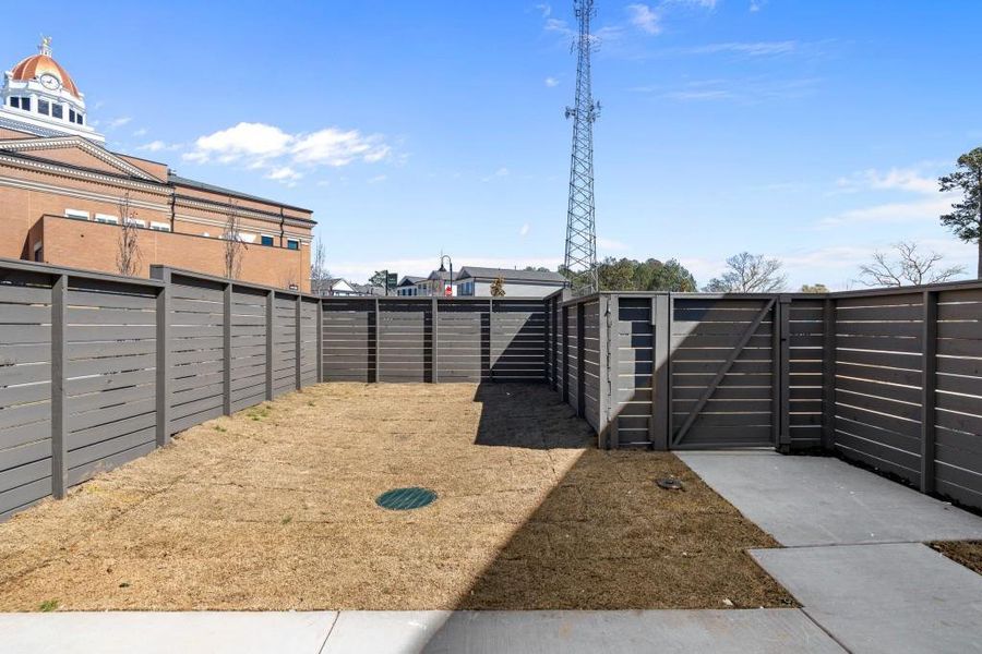 Exterior details and patio area of a home in Harmony, Auburn (Image 4).