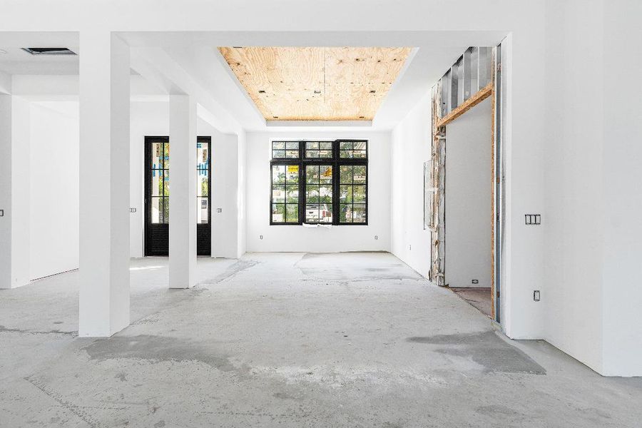 Dining Room - Construction Progress