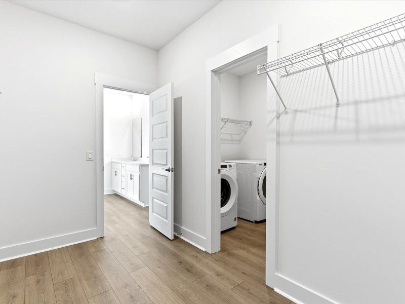 Spacious, unfurnished interior of a new home in The Coves at Lakes of Cane Bay, Summerville (Image 24). Spacious, unfurnished interior of a new home in The Coves at Lakes of Cane Bay, Summerville (Image 24).