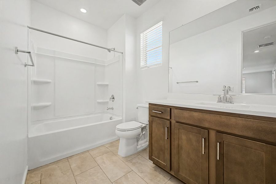 Furnished interior view inside a new home in Frontera, Surprise (Image 9). Furnished interior view inside a new home in Frontera, Surprise (Image 9).