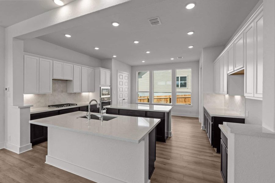 Furnished interior view inside a new home in Buffalo Crossing – New Phase Now Preselling, Cibolo (Image 5).