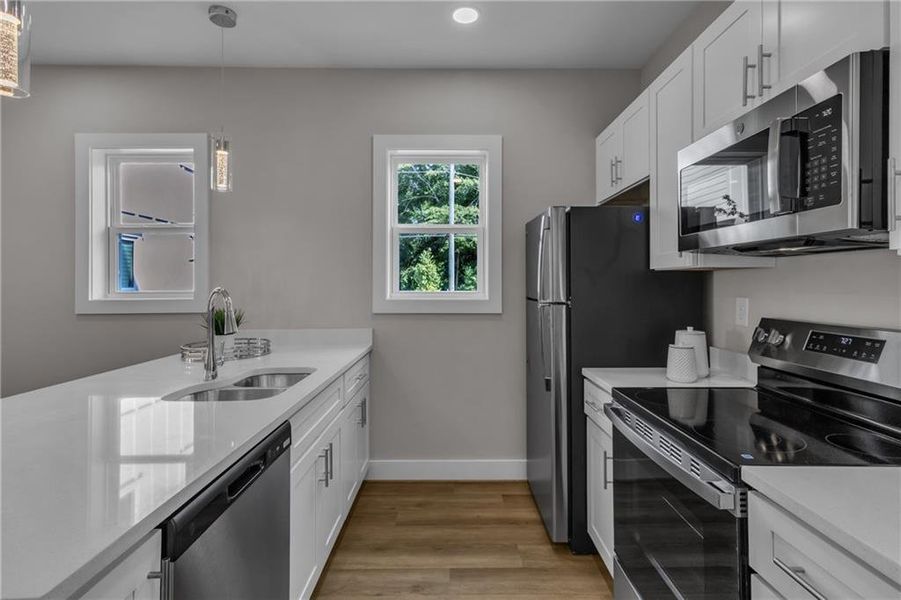 Furnished interior view inside a new home in , Atlanta (Image 11).