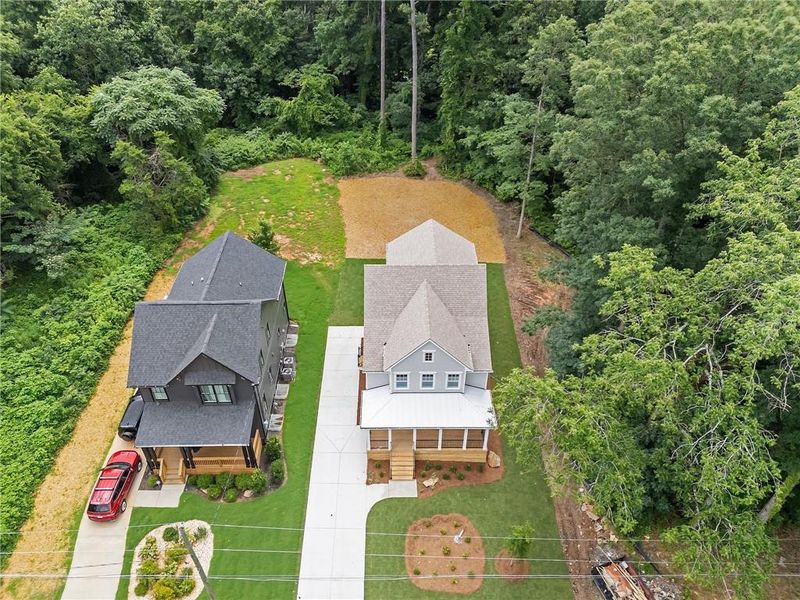 Front exterior of a new home in , Atlanta, GA, highlighting curb appeal (Image 24). Front exterior of a new home in , Atlanta, GA, highlighting curb appeal (Image 24).