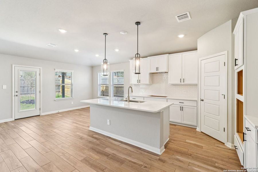 Furnished interior view inside a new home in Arcadia Ridge - Classic Series, San Antonio (Image 6).