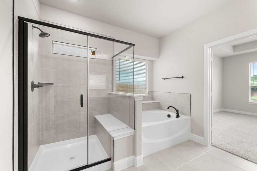 Furnished interior view inside a new home in Lovers Landing, Forney (Image 11).