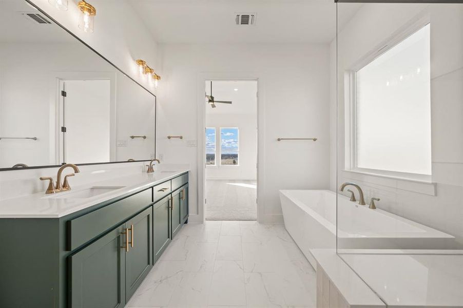 Furnished interior view inside a new home in Rocky Top Ranch, Reno (Image 8).