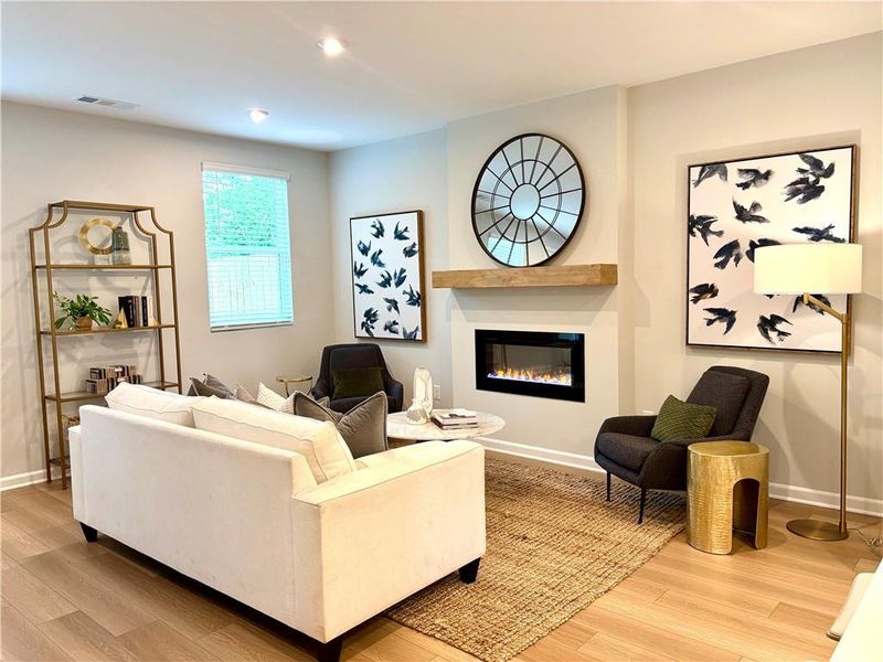 Furnished interior view inside a new home in Stegall Village, Cartersville (Image 65). Furnished interior view inside a new home in Stegall Village, Cartersville (Image 65).