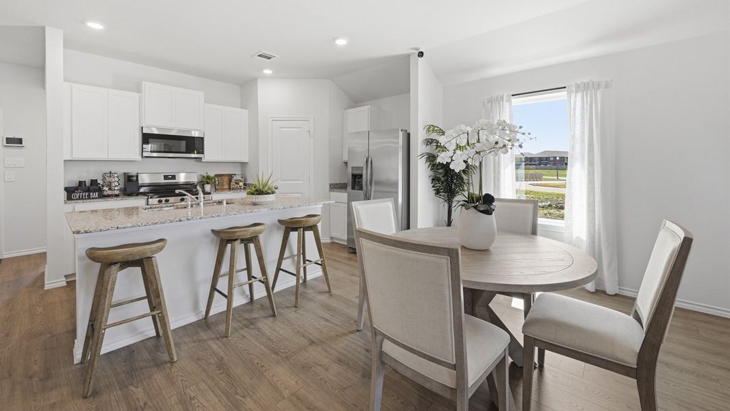 Representative furnished interior of a home built from the Elgin by D.R. Horton in Sanger Circle, Sanger (Image 5).