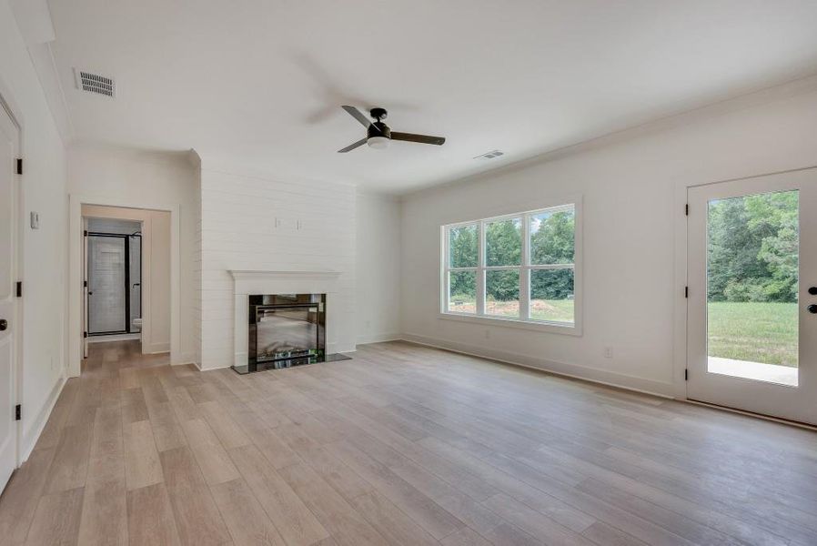 Spacious, unfurnished interior of a new home in , Newborn (Image 40). Spacious, unfurnished interior of a new home in , Newborn (Image 40).