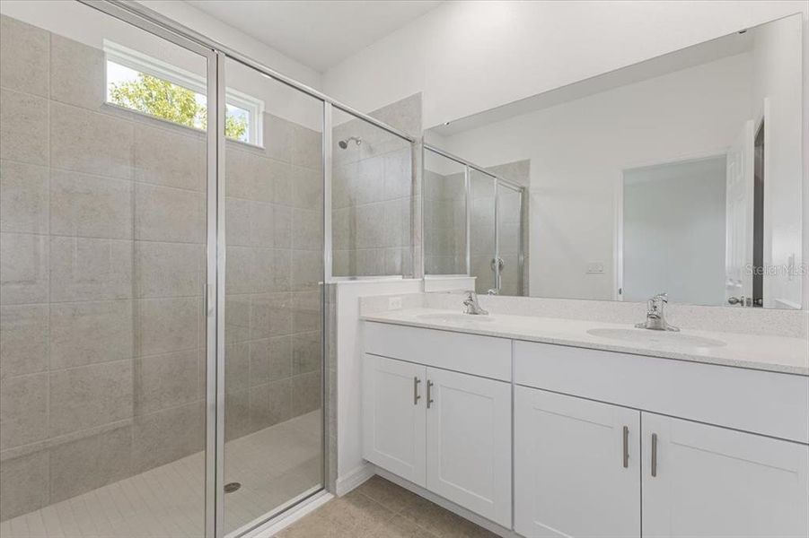 Furnished interior view inside a new home in Highfield at Twisted Oaks, Wildwood (Image 4). Furnished interior view inside a new home in Highfield at Twisted Oaks, Wildwood (Image 4).