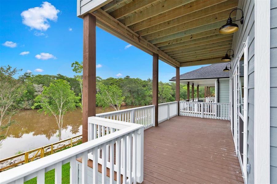 Balcony from the living room.