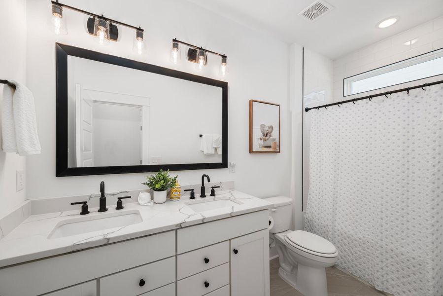 Furnished interior view inside a new home in , Mount Pleasant (Image 59).