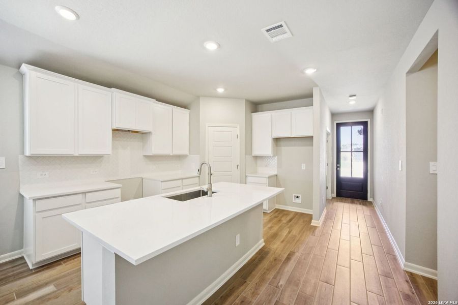 Furnished interior view inside a new home in Kallison Ranch, San Antonio (Image 6).