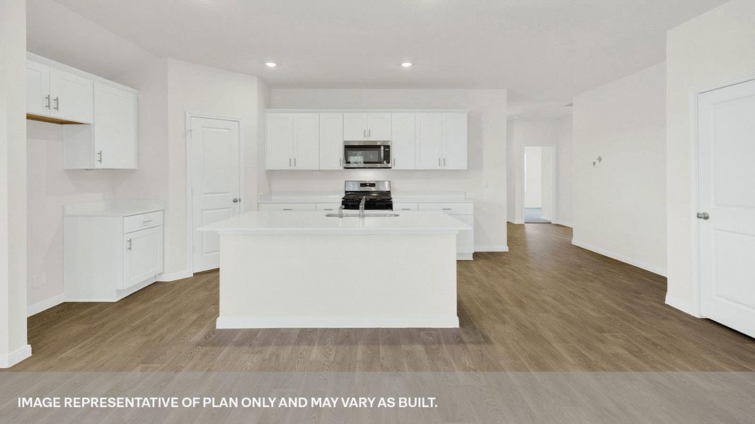 Furnished interior view inside a new home in Paramount, Kyle (Image 5).