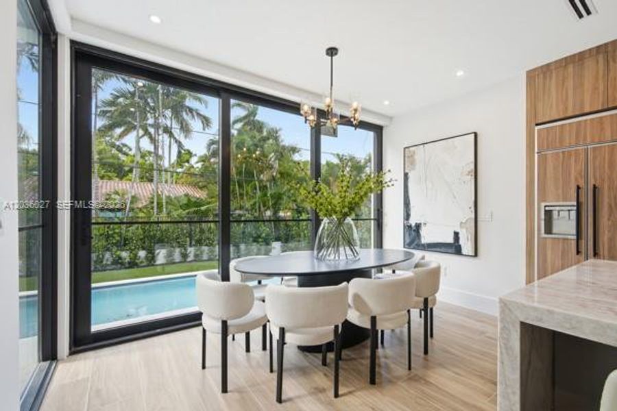Furnished interior view inside a new home in , Coral Gables (Image 14).