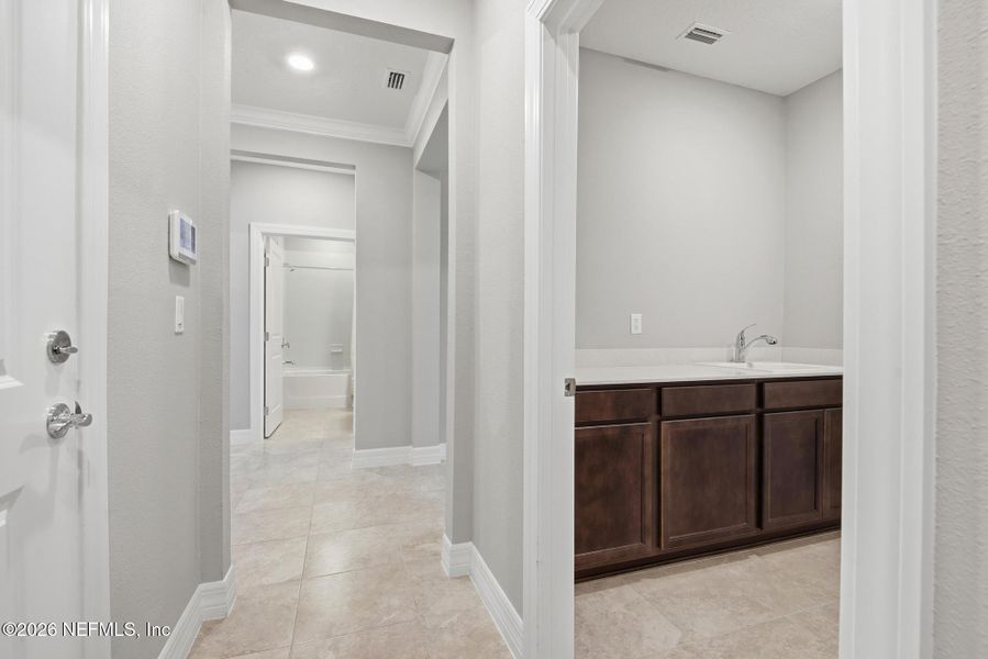 Furnished interior view inside a new home in , St. Augustine (Image 11).