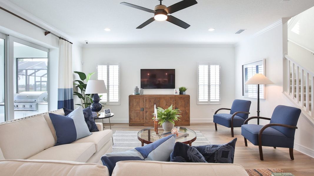 Furnished interior view inside a new home in Palm Grove, Lakewood Ranch (Image 65).