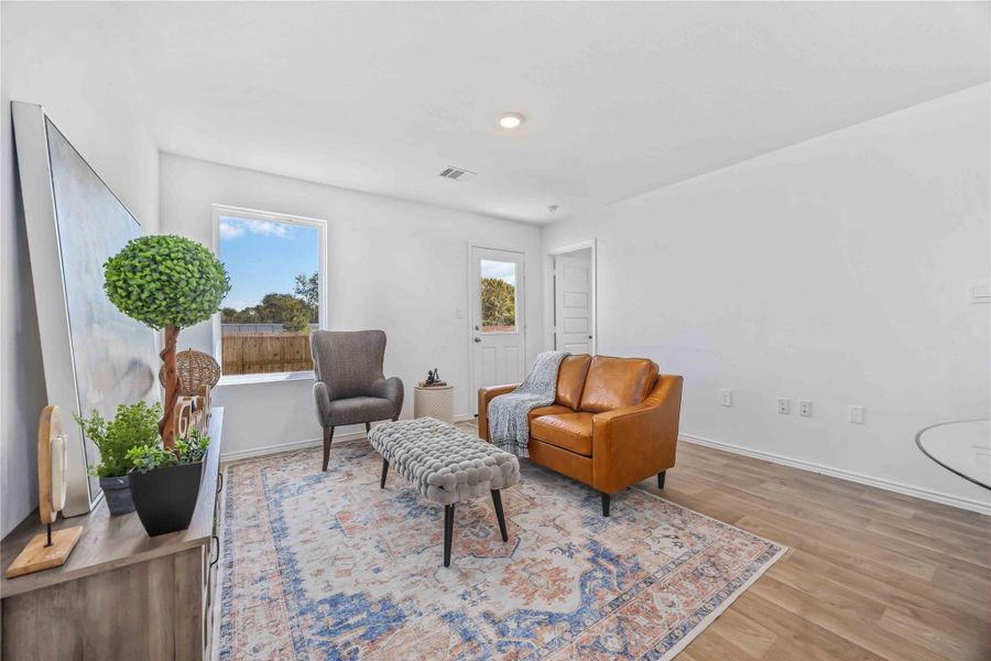 Furnished interior view inside a new home in Legacy Village, Houston (Image 10).