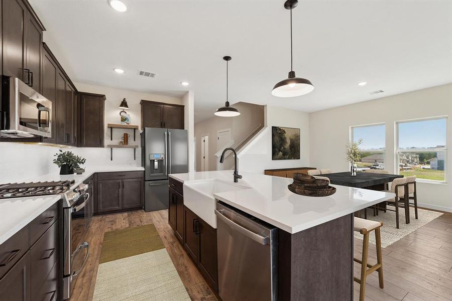 Furnished interior view inside a new home in Rolling Ridge, Van Alstyne (Image 11). Furnished interior view inside a new home in Rolling Ridge, Van Alstyne (Image 11).