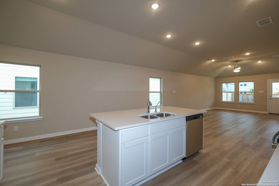 Furnished interior view inside a new home in Park Place, New Braunfels (Image 6).