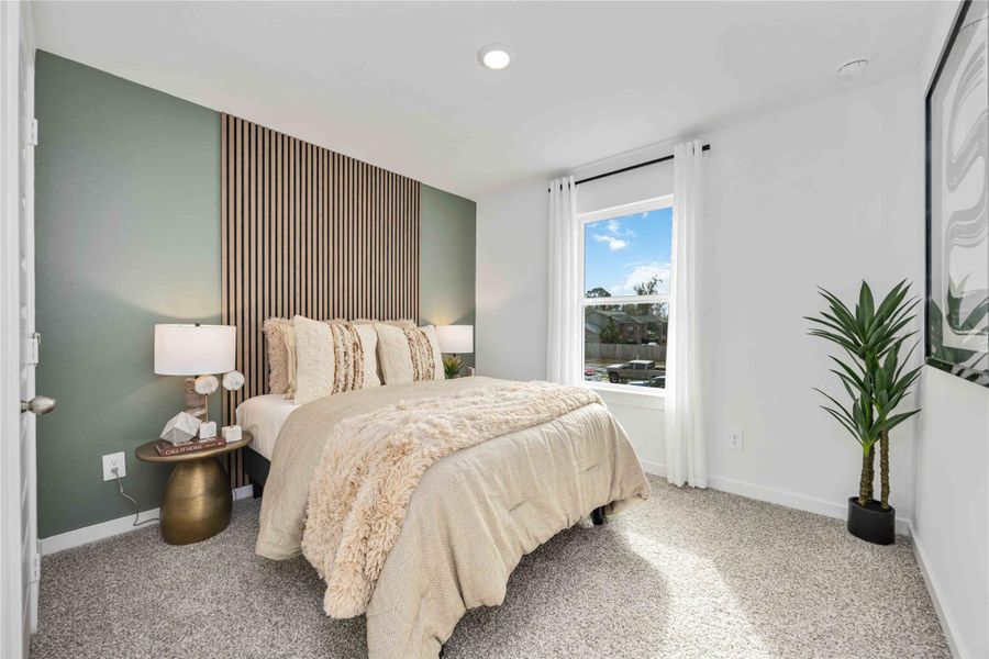 Furnished interior view inside a new home in Mansfield Park, Houston (Image 39). Furnished interior view inside a new home in Mansfield Park, Houston (Image 39).