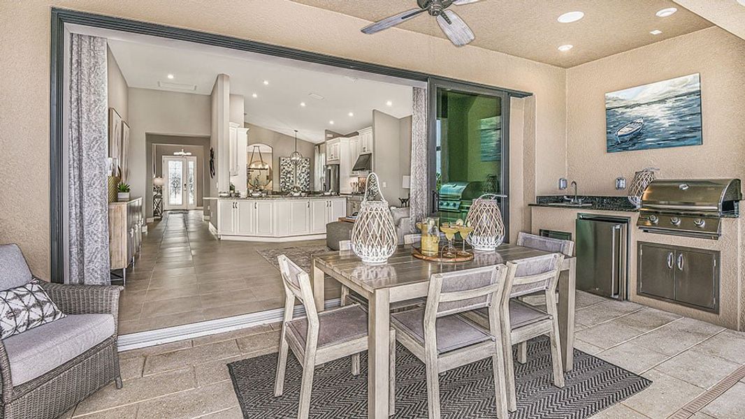 Representative furnished interior of a home built from the Saint Thomas by Taylor Morrison in Central Park, Port St. Lucie (Image 38).