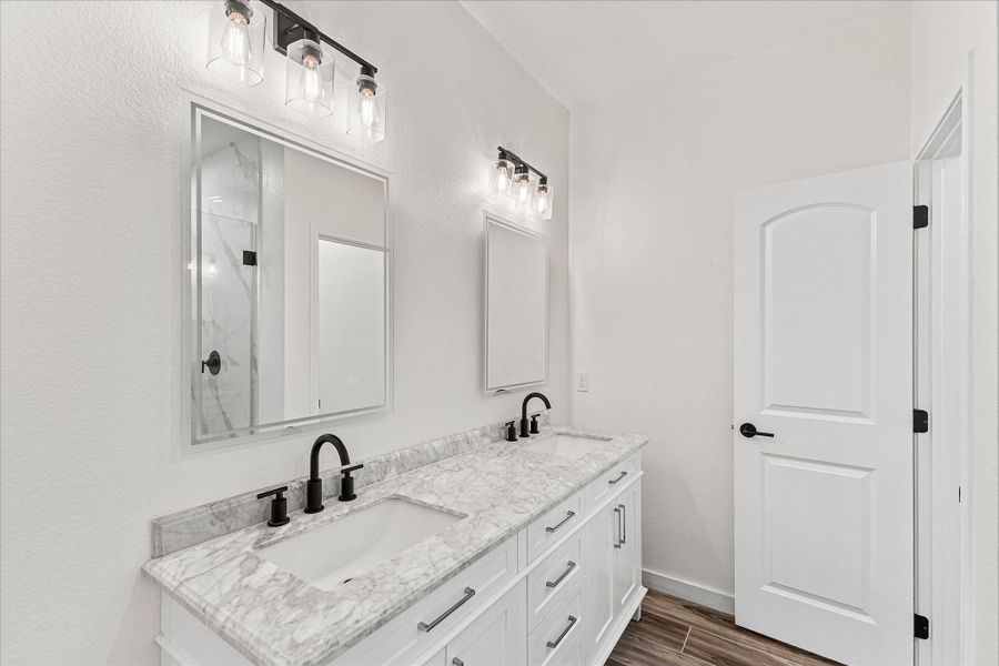 Furnished interior view inside a new home in , Willis (Image 7).