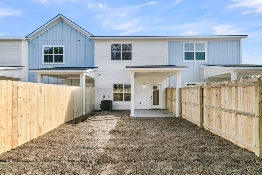 Exterior details and patio area of a home in , North Charleston (Image 24).