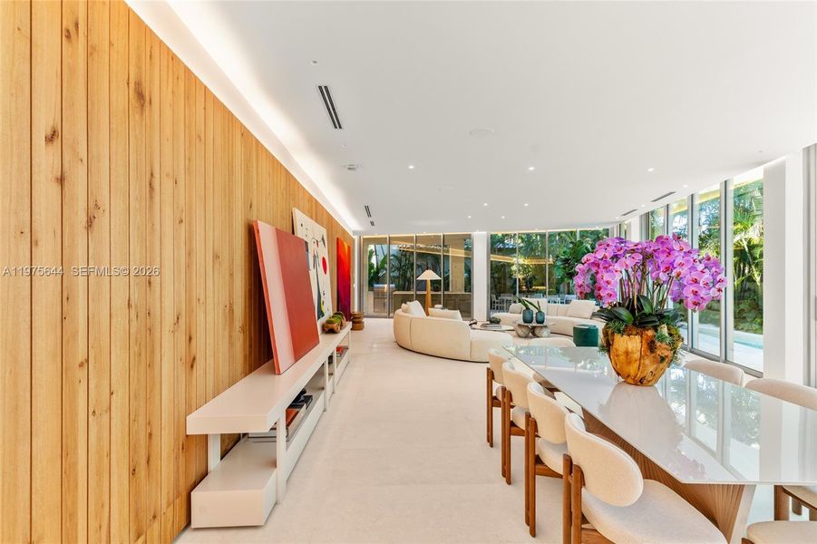 Furnished interior view inside a new home in , Miami (Image 12).