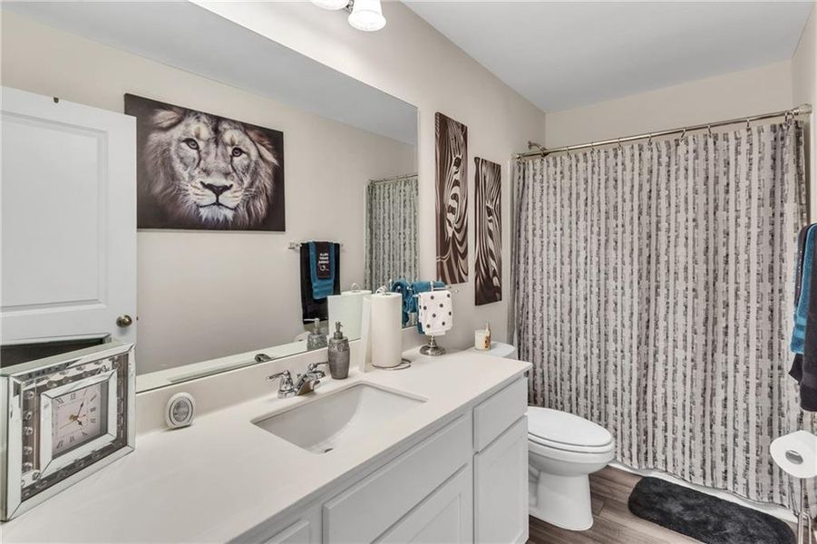 Furnished interior view inside a new home in Bentwater, Hoschton (Image 20).