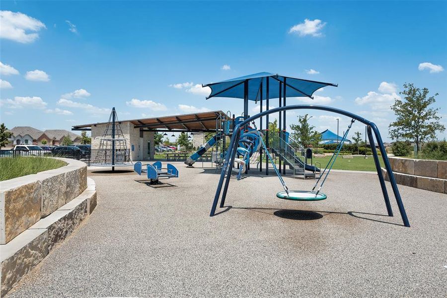 View of community jungle gym View of community jungle gym